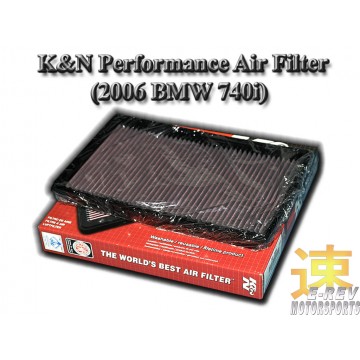 K&N Air Filter - BMW 740i